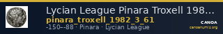 Lycian League Pinara Troxell 1982 3.61 — CANOA