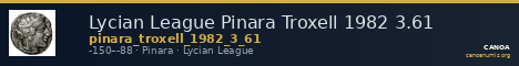 Lycian League Pinara Troxell 1982 3.61 — CANOA