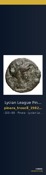 Lycian League Pinara Troxell 1982 3.62 — CANOA