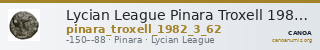 Lycian League Pinara Troxell 1982 3.62 — CANOA
