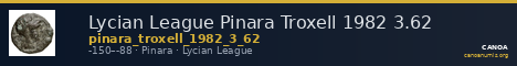 Lycian League Pinara Troxell 1982 3.62 — CANOA