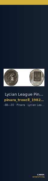 Lycian League Pinara Troxell 1982 4.96 — CANOA