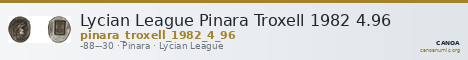 Lycian League Pinara Troxell 1982 4.96 — CANOA