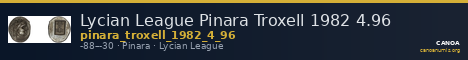 Lycian League Pinara Troxell 1982 4.96 — CANOA