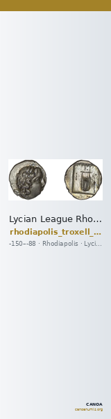 Lycian League Rhodiapolis Troxell 1982 2.40 — CANOA