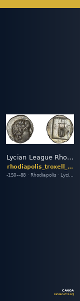 Lycian League Rhodiapolis Troxell 1982 2.40 — CANOA