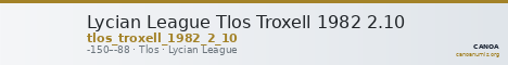 Lycian League Tlos Troxell 1982 2.10 — CANOA