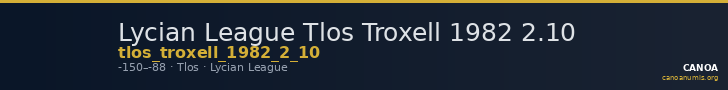 Lycian League Tlos Troxell 1982 2.10 — CANOA