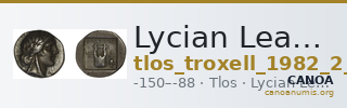 Lycian League Tlos Troxell 1982 2.12 — CANOA