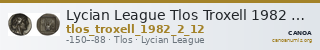 Lycian League Tlos Troxell 1982 2.12 — CANOA