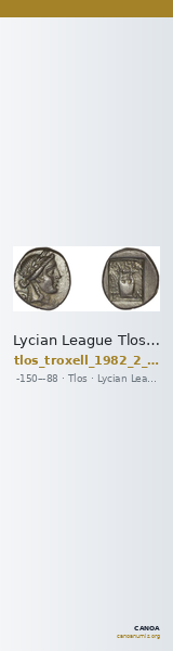 Lycian League Tlos Troxell 1982 2.13 — CANOA