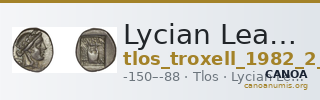 Lycian League Tlos Troxell 1982 2.13 — CANOA