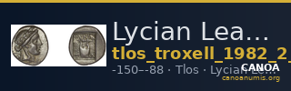 Lycian League Tlos Troxell 1982 2.13 — CANOA
