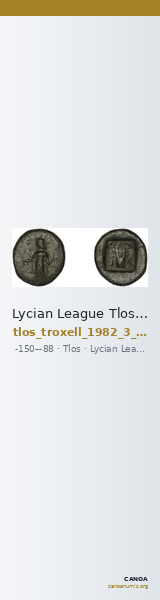Lycian League Tlos Troxell 1982 3.65 — CANOA