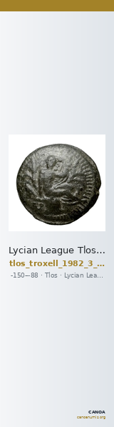 Lycian League Tlos Troxell 1982 3.67 — CANOA