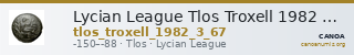 Lycian League Tlos Troxell 1982 3.67 — CANOA