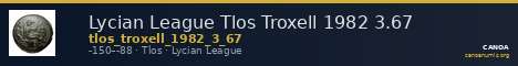 Lycian League Tlos Troxell 1982 3.67 — CANOA