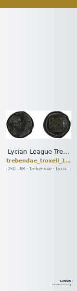 Lycian League Trebendae Troxell 1982 3.78 — CANOA