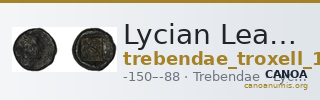 Lycian League Trebendae Troxell 1982 3.78 — CANOA