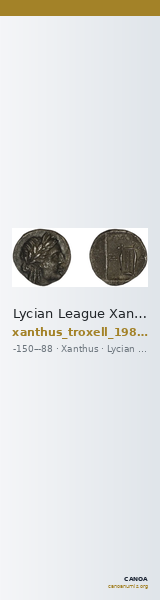 Lycian League Xanthus Troxell 1982 2.50 — CANOA