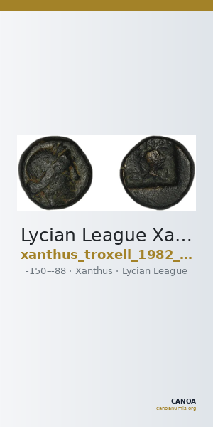 Lycian League Xanthus Troxell 1982 3.6 — CANOA