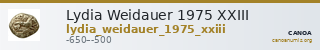 Lydia Weidauer 1975 XXIII — CANOA