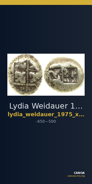 Lydia Weidauer 1975 XXIX — CANOA