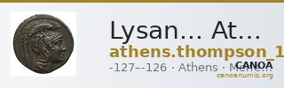 Lysan... Athens Thompson 1961 429-440 — CANOA