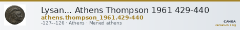 Lysan... Athens Thompson 1961 429-440 — CANOA