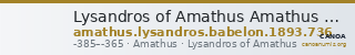 Lysandros of Amathus Amathus Babelon 1893 736 — CANOA