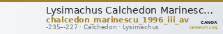 Lysimachus Calchedon Marinescu 1996 Group III gold — CANOA