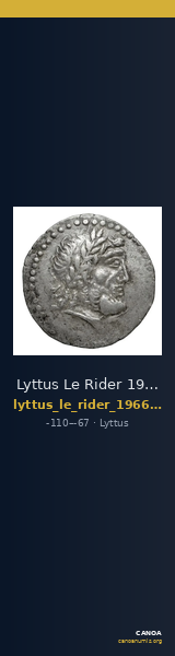 Lyttus Le Rider 1966 Le Rider 1966, p. 273, n° 13-18 — CANOA