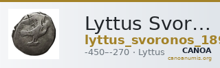 Lyttus Svoronos 1890 (1972) 1-50, 55-64 — CANOA