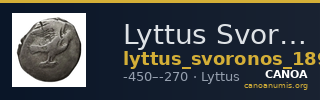 Lyttus Svoronos 1890 (1972) 1-50, 55-64 — CANOA