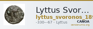 Lyttus Svoronos 1890 (1972) 51-54, 66-74 — CANOA