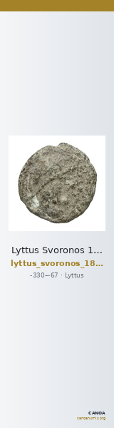 Lyttus Svoronos 1890 (1972) 87 — CANOA