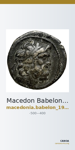 Macedon Babelon 1907 1821 — CANOA