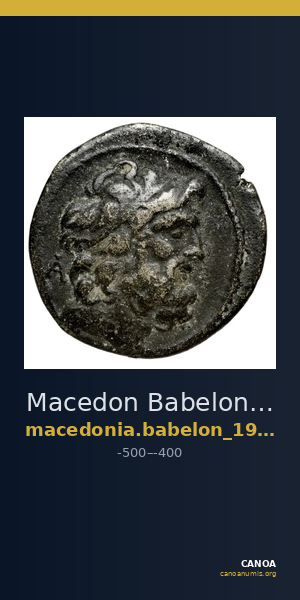 Macedon Babelon 1907 1821 — CANOA