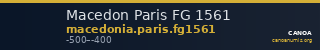 Macedon Paris FG 1561 — CANOA