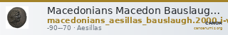 Macedonians Macedon Bauslaugh 2000 Groups I-VI — CANOA