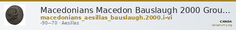Macedonians Macedon Bauslaugh 2000 Groups I-VI — CANOA