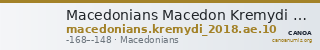 Macedonians Macedon Kremydi 2018 Bronze series 10 — CANOA
