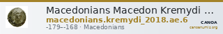 Macedonians Macedon Kremydi 2018 Bronze series 6 — CANOA
