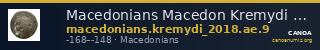 Macedonians Macedon Kremydi 2018 Bronze series 9 — CANOA