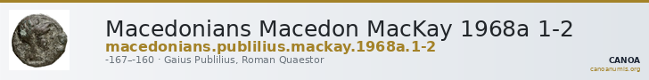 Macedonians Macedon MacKay 1968a 1-2 — CANOA