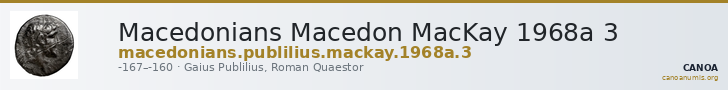 Macedonians Macedon MacKay 1968a 3 — CANOA