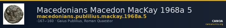 Macedonians Macedon MacKay 1968a 5 — CANOA