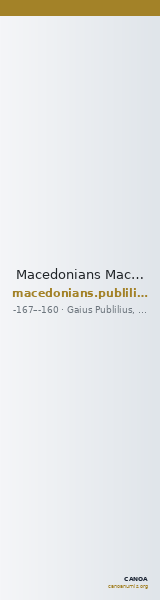Macedonians Macedon MacKay 1968a 6 — CANOA
