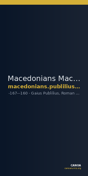 Macedonians Macedon MacKay 1968a 6 — CANOA