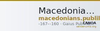 Macedonians Macedon MacKay 1968a 6 — CANOA